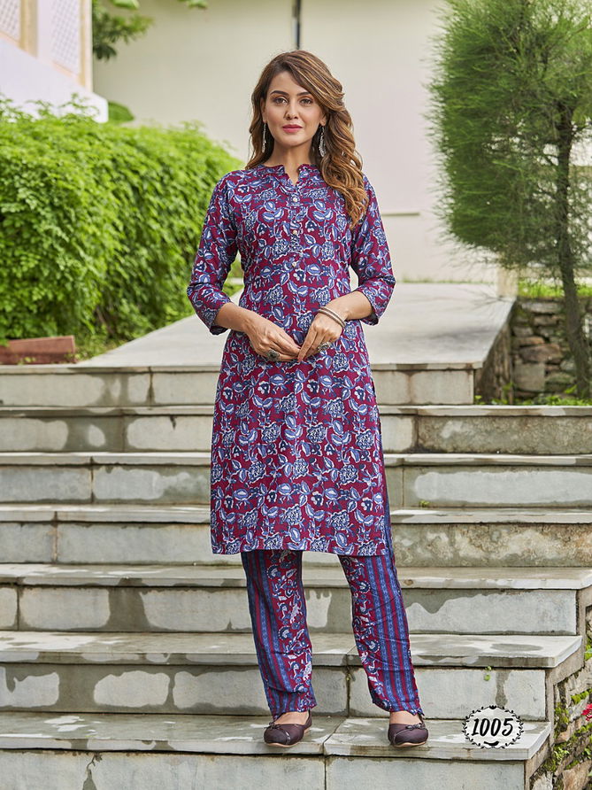 Banwery Rimzim Exclusive Wear Wholesale Kurti With Bottom